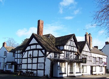 The Chequers black and white public house, Etnam Street, Leominster
